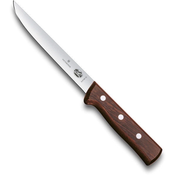 Swiss Army Brands 2023 Victorinox 40113 Kitchen Wood Boning - Straight, Wide, 6In Stiff Blade - VIC-5.6106.15