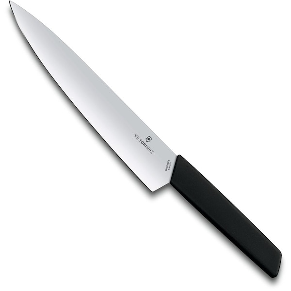 Swiss Army Brands 2024 Victorinox Kitchen Swiss Modern 8.5In Carving Knfie Black - VIC-6.9013.22B