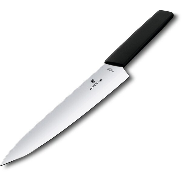 Swiss Army Brands 2024 Victorinox Kitchen Swiss Modern 8.5In Carving Knfie Black - VIC-6.9013.22B