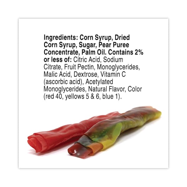 Betty Crocker Fruit RollUps Fruit Snacks, Sabores Fresa y TieDye Tropical, 0.5 oz, Paquete con 72 unidades, 72PK - 49582