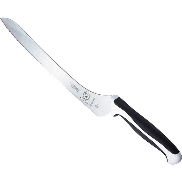 Mercer Cutlery Millennia 9" Offset Bread Knife, White - M23890WBH
