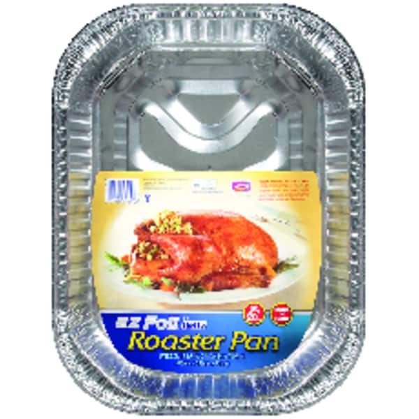 Ez Foil Hefty EZ Foil 11-3/4 in. W X 16-1/8 in. L Roaster Pan Silver - Z01919