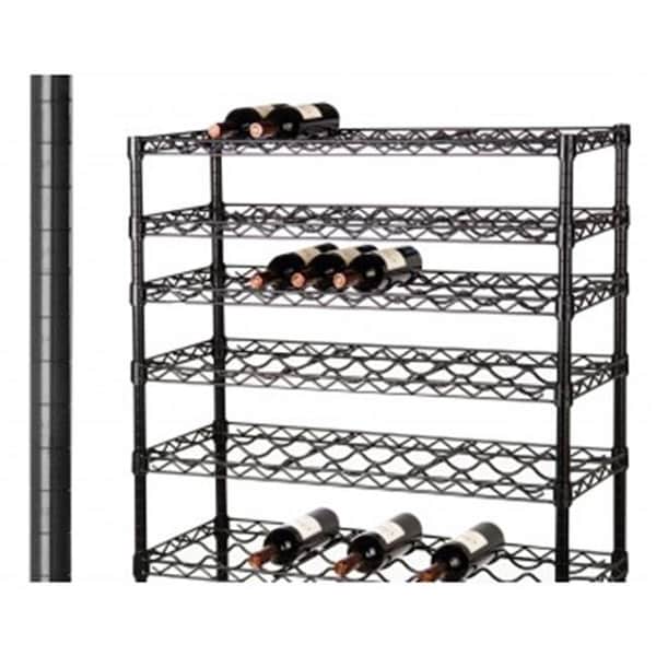 Focus Foodservice Focus Foodservice FG015BK 15 in. black epoxy post - FG015BK