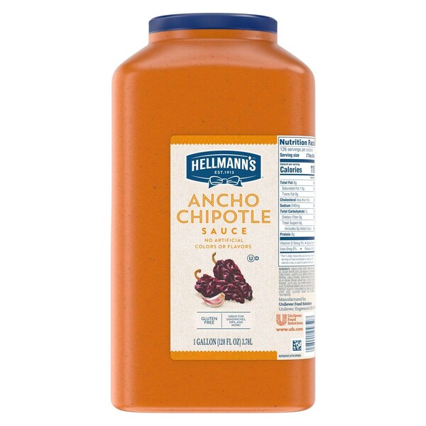 Hellmann's Salsa de Chipotle para Sandwiches Ancho de 1 galón, paquete de 2 - 84149031