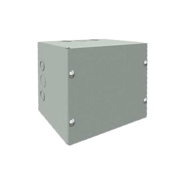 Wiegmann Carbon Steel Electrical Enclosures, 24 in H, 6 in D, 24 in W, NEMA 1, Screw On - SC242406