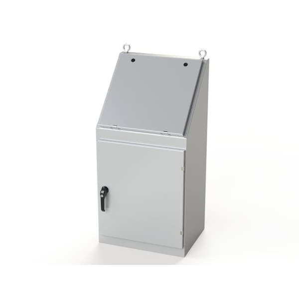 Saginaw Control & Engineering Carbon Steel Electrical Enclosures, 48 in H, 18 in D, 24 in W, NEMA 3R, 12, 13, Hinged - SCE-924B