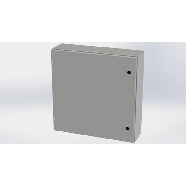 Saginaw Control & Engineering Carbon Steel Electrical Enclosures, 30 in H, 8 in D, 30 in W, NEMA 3R, 4, 12, 13, Hinged - SCE-30EL3008LP