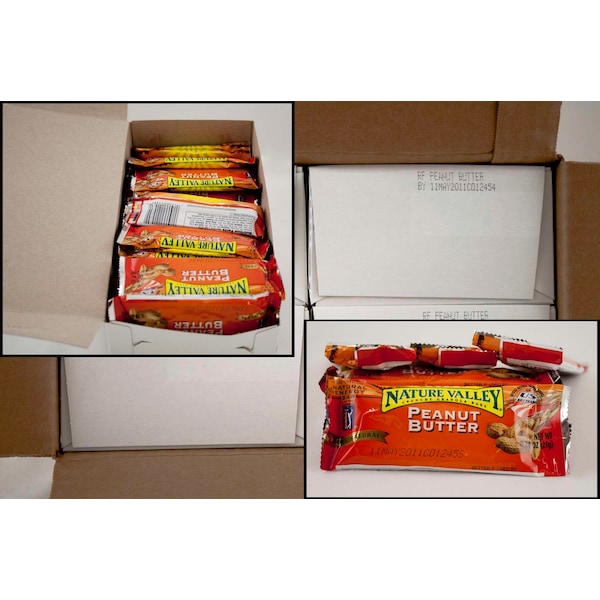 Barra de granola crujiente de mantequilla de cacahuate Nature Valley 0.74 oz., paquete de 144 - 16000-11584.