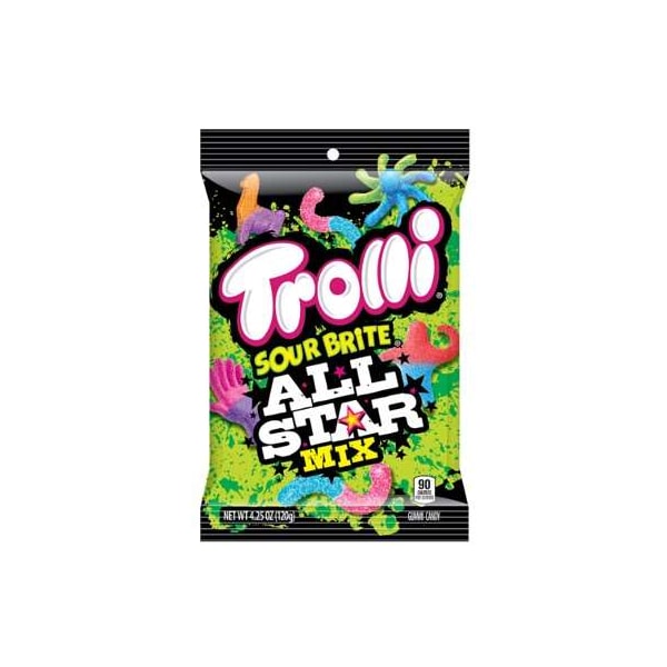 Trolli Trolli Sbc All-Star Mix 4.25 oz., PK12 - 2716 -> Mezcla de estrellas Trolli Trolli SBC 4.25 oz., paquete de 12 - 2716