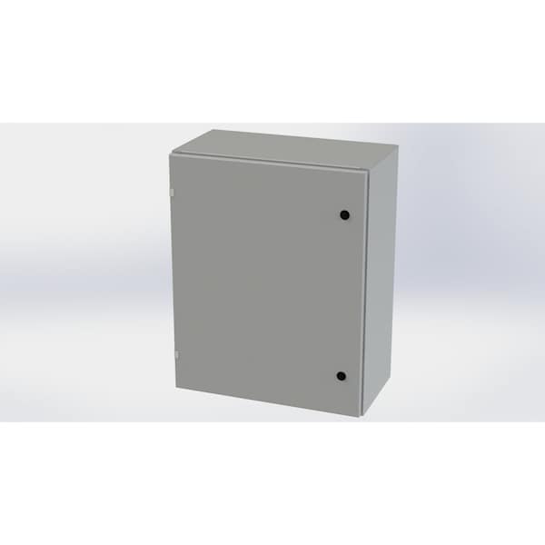 Saginaw Control & Engineering Carbon Steel Electrical Enclosures, 30 in H, 12 in D, 24 in W, NEMA 3R, 4, 12, 13, Hinged - SCE-30EL2412LP