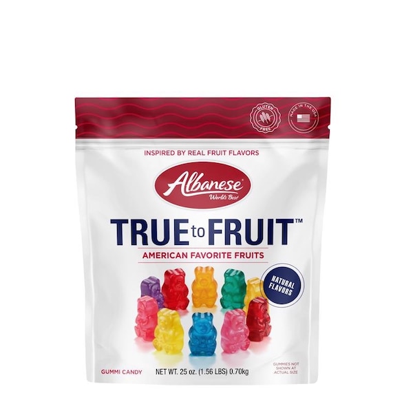 Albanese: Los mejores ositos de goma surtidos verdaderos a la fruta del mundo - 25 oz - 53575