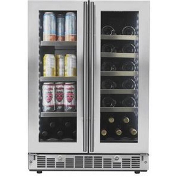 Silhouette Dual Zone French Door Beverage Center - SPRBC047D1SS