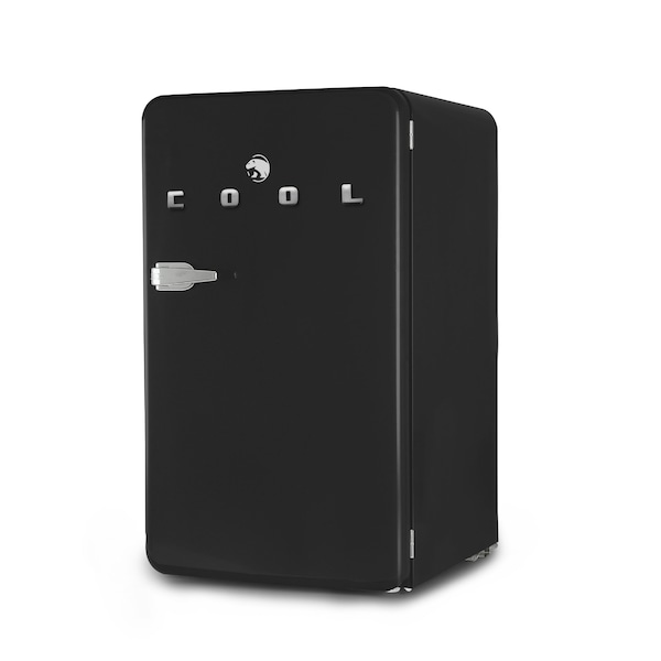 Commercial Cool Retro 3.2 cu. ft. Freestanding Mini Fridge with Freezer - CCRR32HB