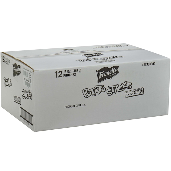 Bolsa de 16 oz de French's French's Original Potato Sticks, paquete de 12 - 83630