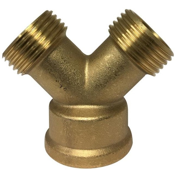 Midland Industries Midland Industries 30140LF 0.75 Lead Free Red Brass Garden Hose Wye - 30140LF
