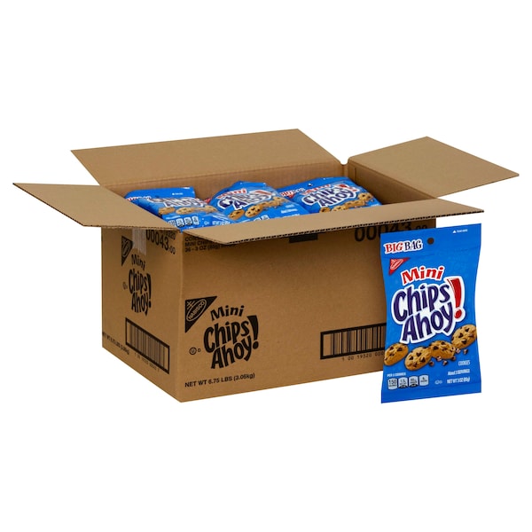 ¡Galletas Chips Ahoy! Chips Ahoy\R\N - Bolsa grande de 3 oz. de un solo servicio, paquete de 36 - 00043
