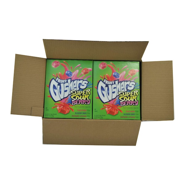 Betty Crocker Fruit Gushers Gluten Free Fruit Snacks Super Sour Berry 4.25 oz., PK48 - 16000-13551

Betty Crocker Frutas Gushers Sin Gluten Botanas de Frutas Super Ácidas Sabor Baya 4.25 oz., PK48 - 16000-13551