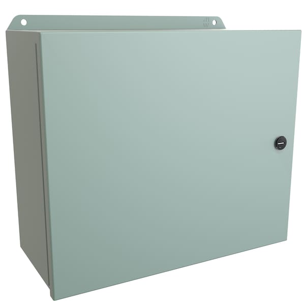 Hammond Steel Electrical Enclosures, 12 in H, 6 in D, 14 in W, NEMA 4, Hinged - EJ12146