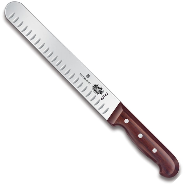 Swiss Army Brands 40149 Kitchen Wood Slicing - Straight , 10In Wide, Roast Beef, Granton Blade, 10.5In Width - VIC-7.6059.10