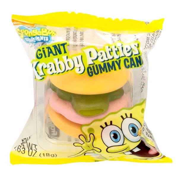 Frankford Candy Gigante Krabby Patty Original de .63 oz., PK216 - 10370