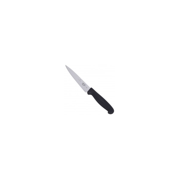 Swiss Army Brands Victorinox 47570 Kitchen Fibrox Pro Chef'S 6In Blade, 10.25In Width At Handle Black Clam Pack - VIC-5.2003.15-X8