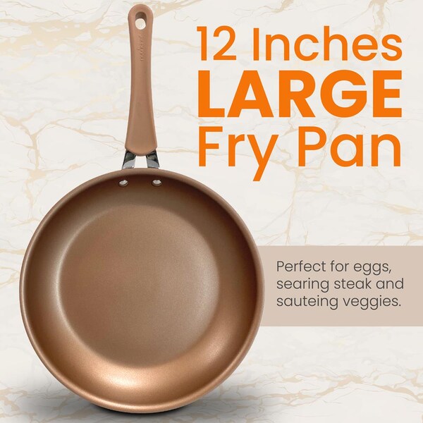 Nutrichef Large Fry Pan Work With Nccw14S20S - PRTNCCW14SLFP