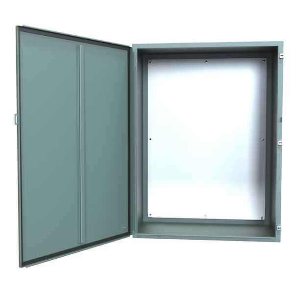 Hammond Steel Electrical Enclosures, 48 in H, 20 in D, 36 in W, NEMA 12, Hinged - 1418S20