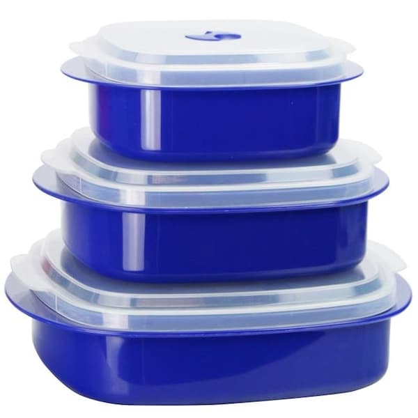 Reston Lloyd Reston Lloyd 20705 Microwave Cookware & Storage Set  Indigo - 20705