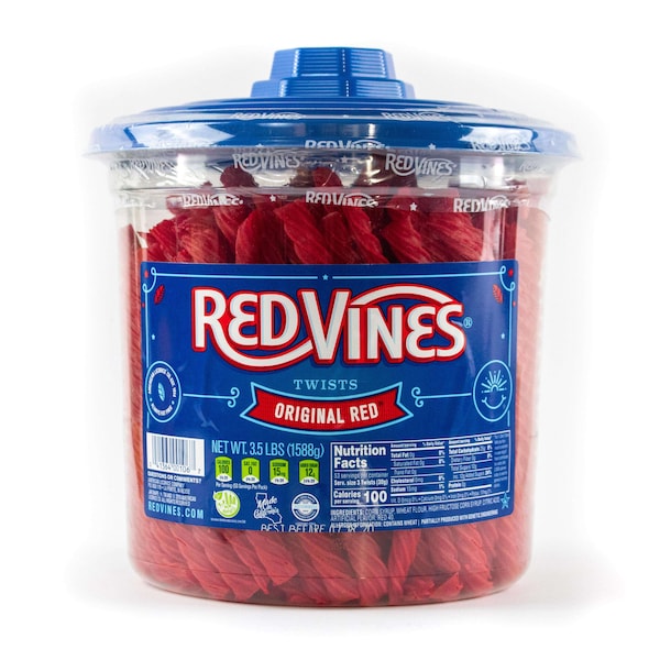 Red Vines Red Vines Original Red Twists Jar 3.5lbs, PK4 - 50106

Red Vines Red Vines Original Red Twists Jar 3.5 lbs, PK4 - 50106