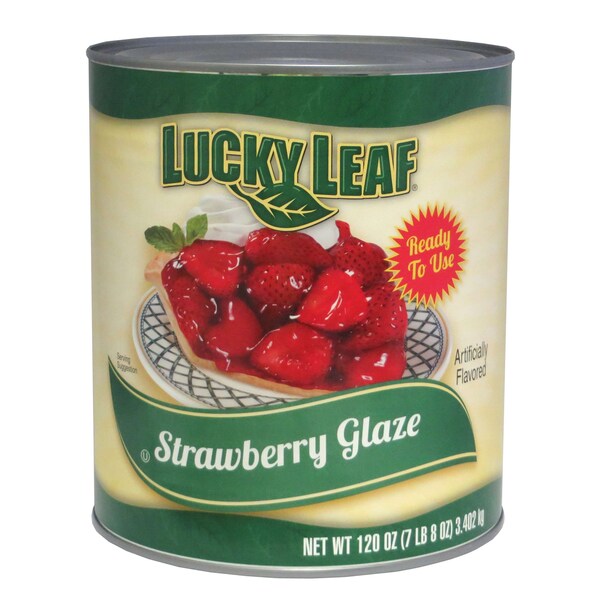 Hoja de la suerte Glaseado de fresa Lucky Leaf #10, lata, paquete de 6 - FFPFR6020LKL01