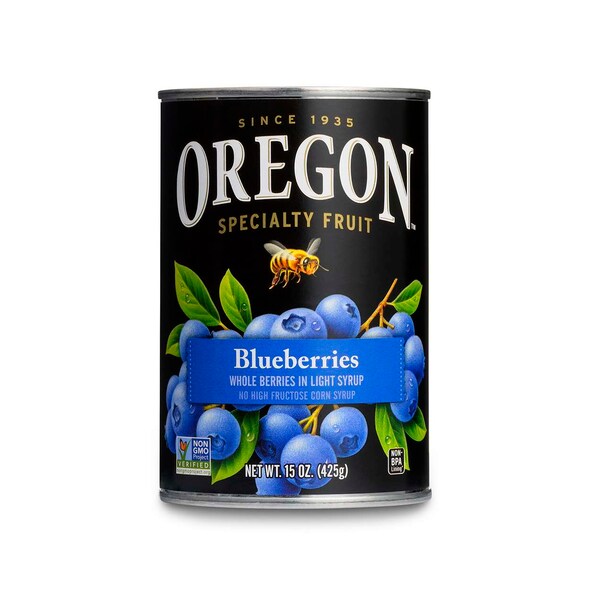 Producto de Frutas de Oregon. Producto de Frutas de Oregon Arándano en lata de 15 oz., paquete de 8 - 11518.