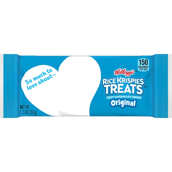 Kellogg's Cuadrados Originales de Arroz Krispies, 26 oz., Paquete de 80 - 3800026547