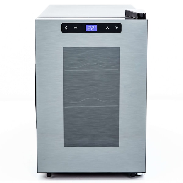 Avanti Avanti 6 Bottle Wine Cooler, Brushed Metal Look Finish - WCT6C4S