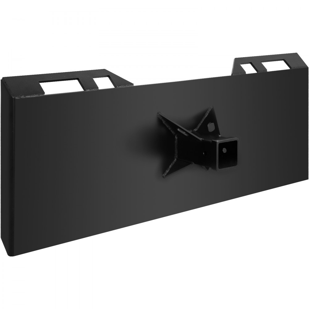 VEVOR 3/8" Top Bar Thick 1/4"Thick Skid Steer Bobcat Plate Quick Tach Attachment Mount Plate - AZB46INTCGJBHS001V0