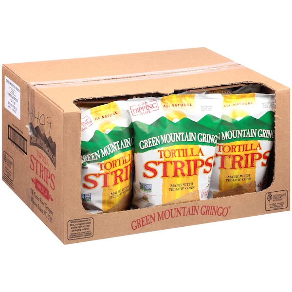 Montaña Verde 8 oz. Tiras de Tortilla Green Mountain Gringo, PK12 - 2.00300
