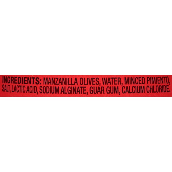 Aceitunas rellenas de manzanilla y pimiento Lindsay Lindsay español, frasco de 5.75 oz, paquete de 12 - A003712