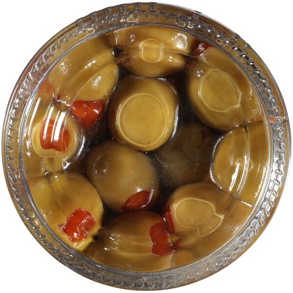 Aceitunas rellenas de manzanilla y pimiento Lindsay Lindsay español, frasco de 5.75 oz, paquete de 12 - A003712