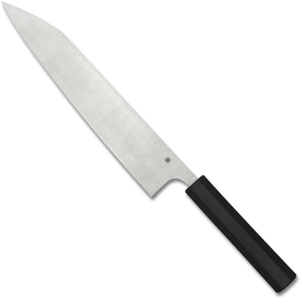 Spyderco 2024 Spyderco Reveal 9, Murray Carter Minarai Gyuto , Plain Edge - SPY-K19PBK