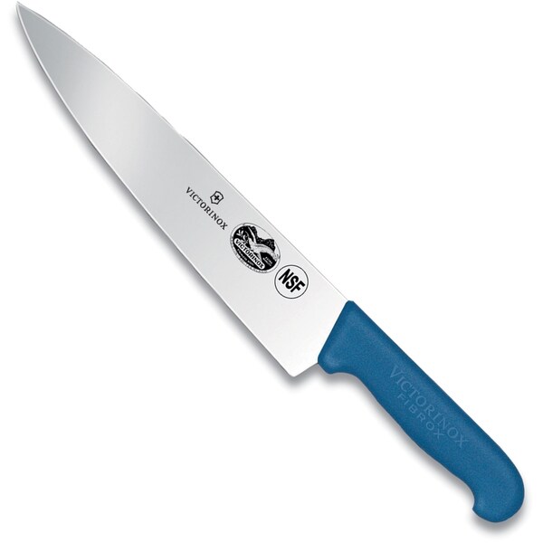 Swiss Army Brands Victorinox 40454 Kitchen Fibrox Pro - Haccp Blue Chef'S - Straight, 10In Blade - VIC-5.2002.25