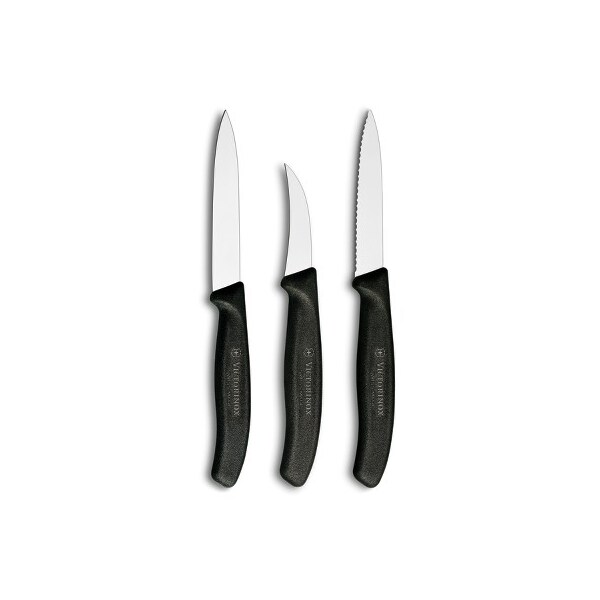Swiss Army Brands 2024 6.7600.3Us1 48042 Vic-6.7113.3-X3 Kitchen Swiss Classic Sets 3-Piece Paring Set Black Packaged - VIC-6.7503-X3