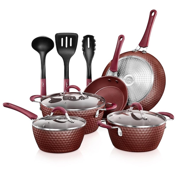 Nutrichef 11Pcs Diamond Set, NCCW11PUR - NCCW11PUR
