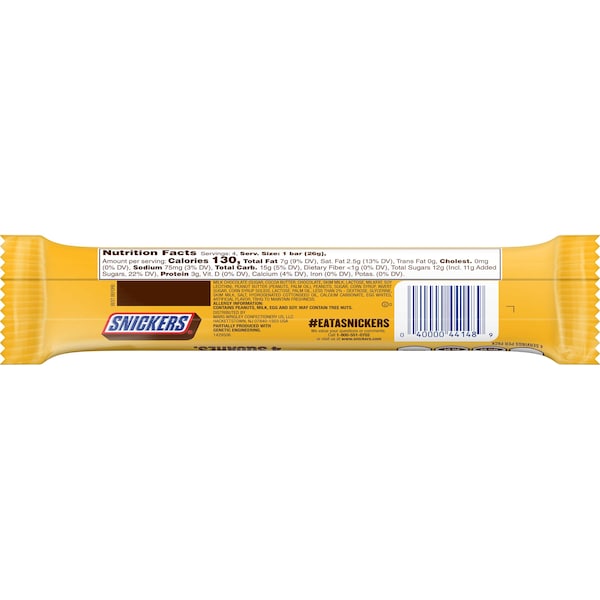 Snickers Snickers King Size Peanut Butter Squared Snicker 3.56 oz. Bar, PK108 - 261876

Snickers Snickers Tamaño King de Mantequilla de Cacahuate Cuadrado Snicker de 3.56 oz, Barra, PK108 - 261876