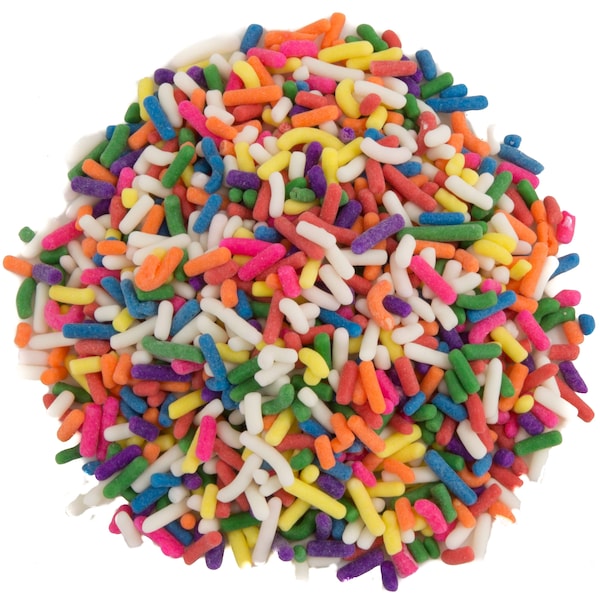 T.R. Toppers T.R. Topper's Rainbow Sprinkles Caja de 10 libras - S710-100.