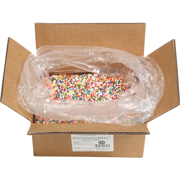 T.R. Toppers T.R. Topper's Rainbow Sprinkles Caja de 10 libras - S710-100.