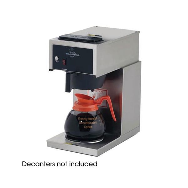 Bloomfield 12 cup Koffee King® Pour-Over Coffee Brewer w/ 1 Warmer - 8542-D1