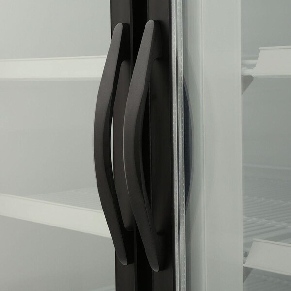 Maxx Cold Refrigerator 48 cu.ft., DBL Slide Dr, Comm. Merchandiser, Black/Glass - MXM2-48RSB