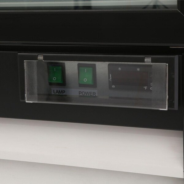 Maxx Cold Refrigerator 48 cu.ft., DBL Slide Dr, Comm. Merchandiser, Black/Glass - MXM2-48RSB