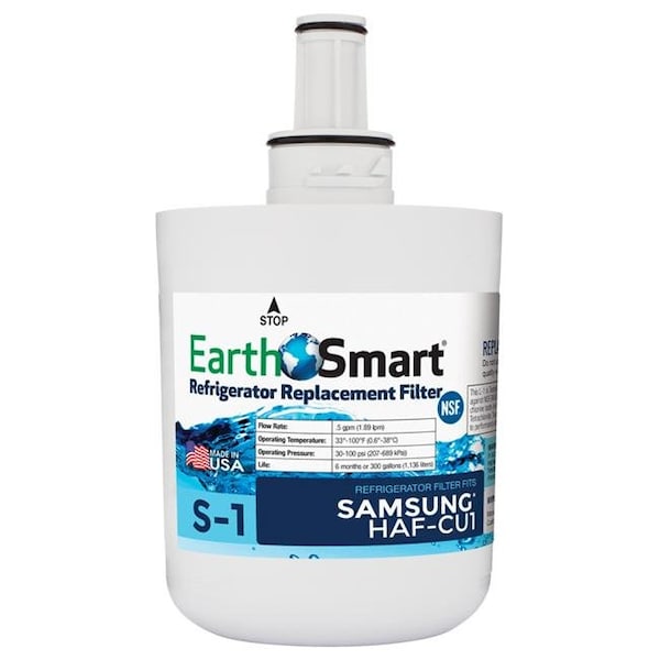 Earthsmart Earthsmart 4912788 S-1 Replacement Filter for Refrigerators; 300 gal - 4912788