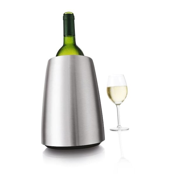 Vacu Vin Vacu Vin 3649360 Active Wine Cooler Elegant; Stainless Steel - Gift Box - 3649360