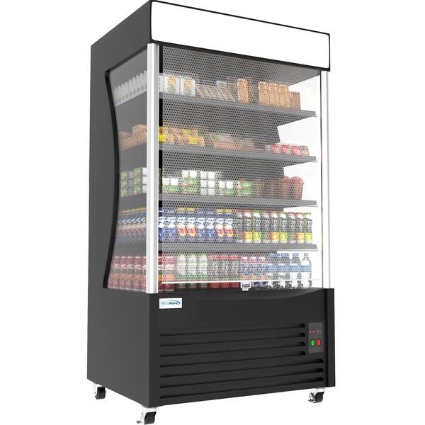 Koolmore Commercial Grab and Go Merchandiser, Black, 24 Cu. Ft. - CDA-25C-BK